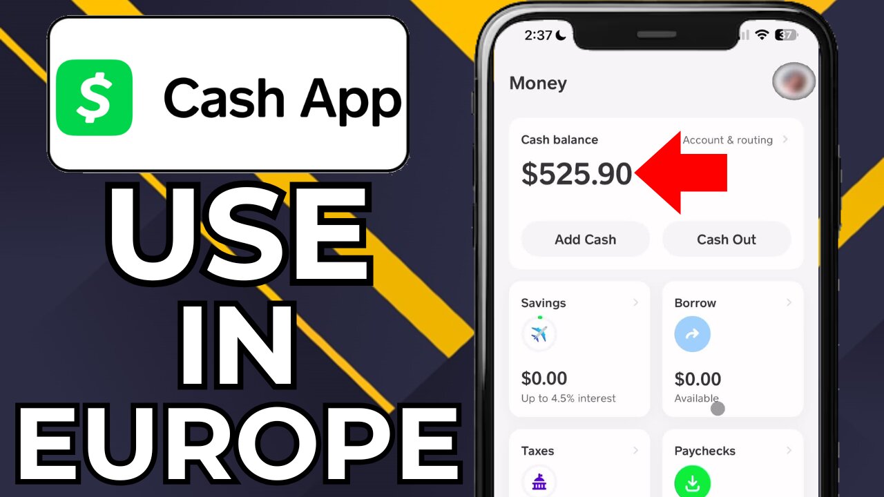 HOW TO USE CASH APP IN EUROPE