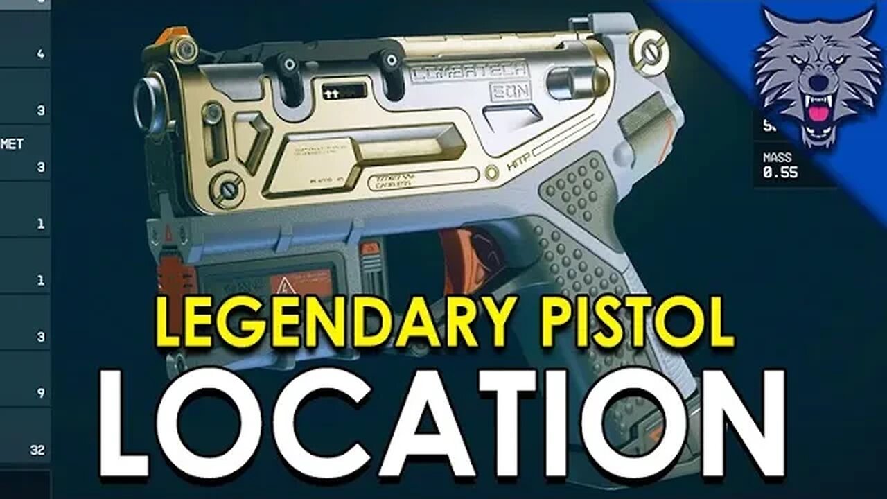 Starfield Legendary Pistol Location