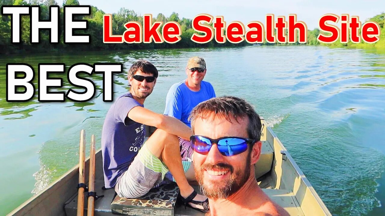 Man Overboard! BEST Stealth Site in Ohio | Lake Camping/Boating Adventure with Colonel and Joel