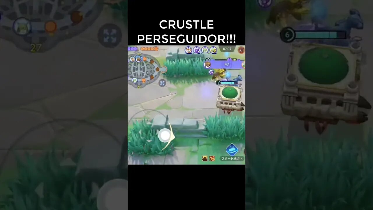 CRUSTLE PERSEGUIDOR 😉🤣POKÉMON UNITE #shorts