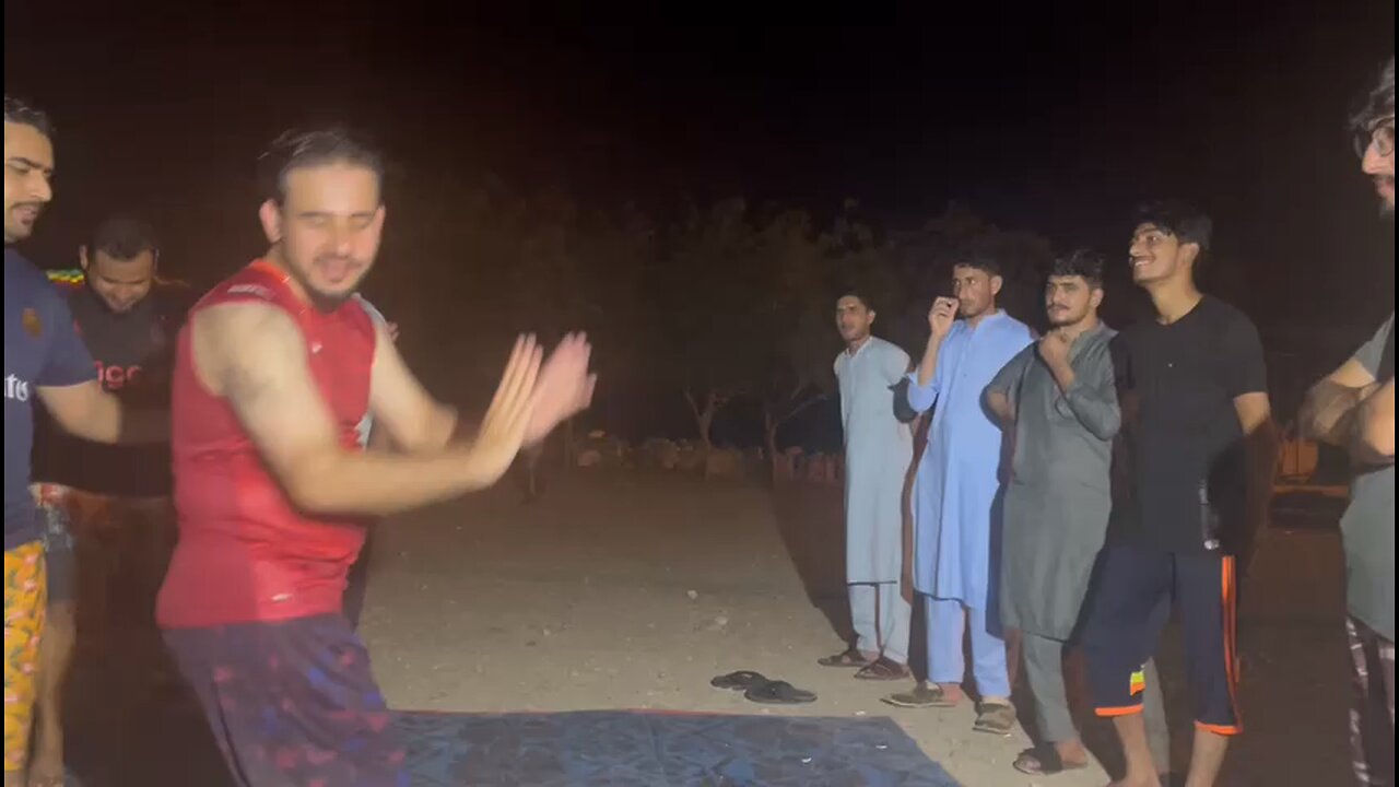 Dancing enjoying in midah oman