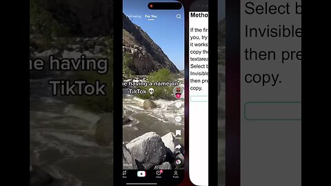 How to have no name on tiktok #fyp #tiktok