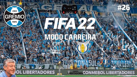 FIFA 22 Modo carreira com o Grêmio! Dia de clássico Gaúcho! #26 #grêmio