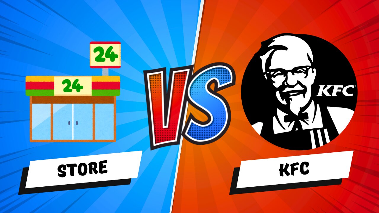 I compared a FROZEN Burger to KFC and this happened!