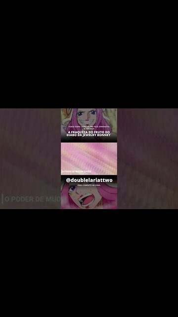 A FRAQUEZA DO FRUTO DO DIABO DA JEWELRY BONNEY | One Piece - #shorts