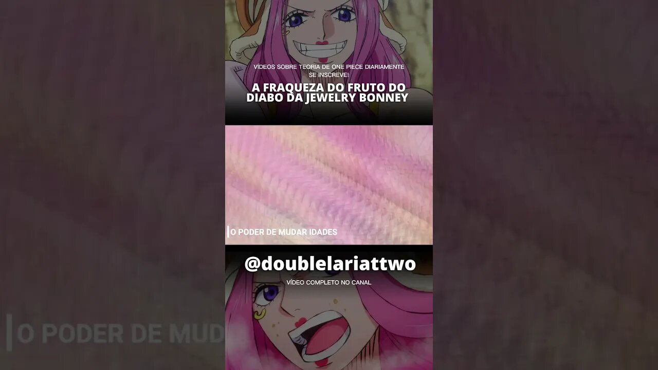 A FRAQUEZA DO FRUTO DO DIABO DA JEWELRY BONNEY | One Piece - #shorts