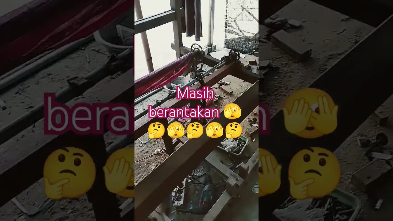 Masih berantakan 🫣🤔🫣🤔🫣🤔 #diy #homemade #atbm #powerloom #assembly #project #manufacturing