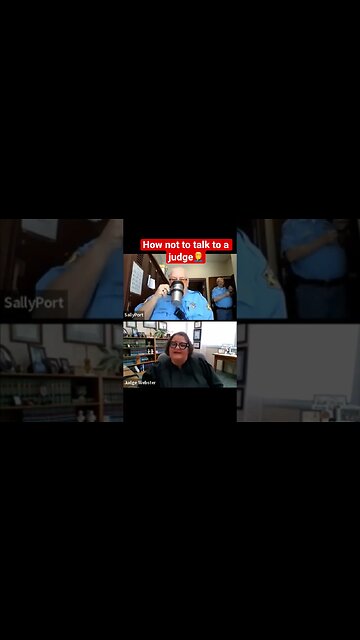 Someone wants contempt😂 #court #peoplescourt #funny #judge #zoom #shorts