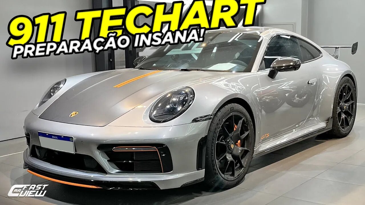 NOVO PORSCHE 911 CARRERA GTS 2022 EXCLUSIVO COM BODYKIT TECHART PREPARADO PARA PISTA!