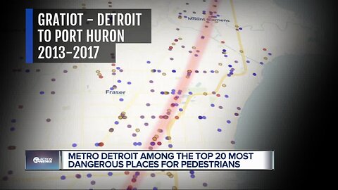 Metro Detroit is one of the most dangerous places for walkers