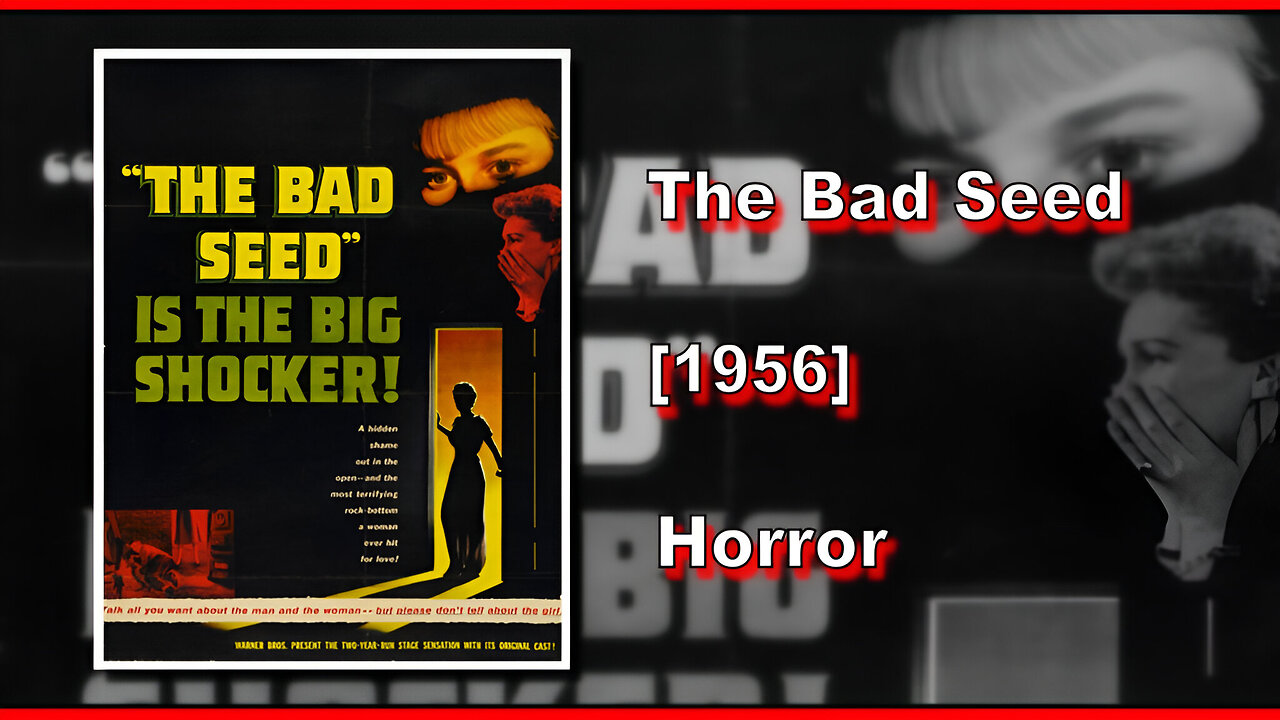 The Bad Seed (1956) | HORROR | FULL MOVIE