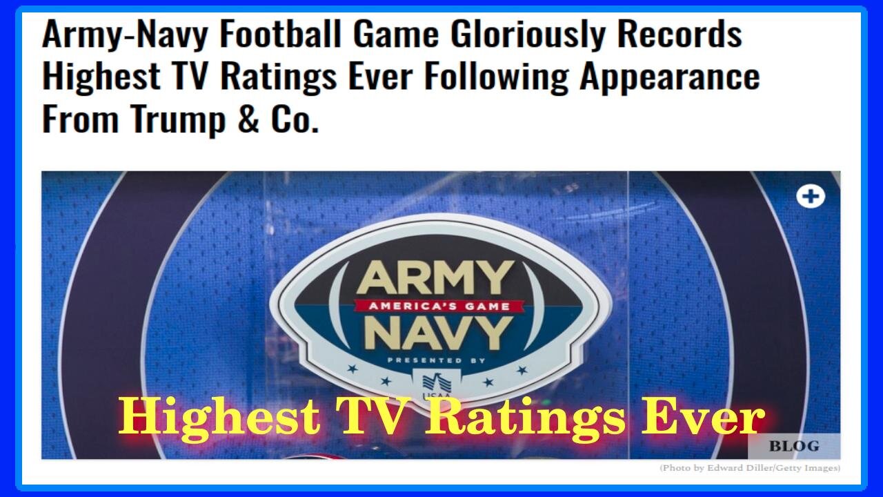 Army-Navy Game Highest TV Ratings Ever