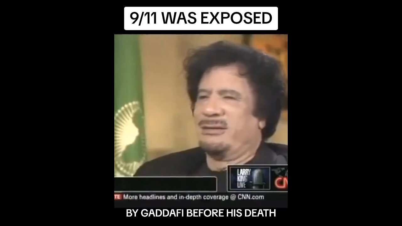 Old, but forever Gold! - Muammar Gaddaf EXPOSED THE 911 AS A TERROR PLOT INSIDE JOB