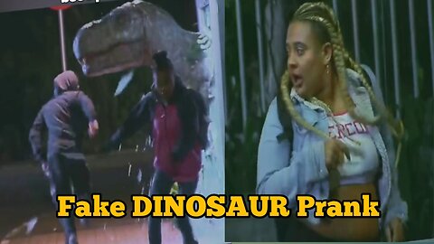 Fake DINOSAUR Prank