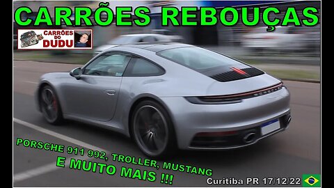 Carrões Rebouças 17/12/22 Porsche 911 992 Troller Puma VW PASSAT B1 B5 B5.5 Audi A3 Carrões do Dudu