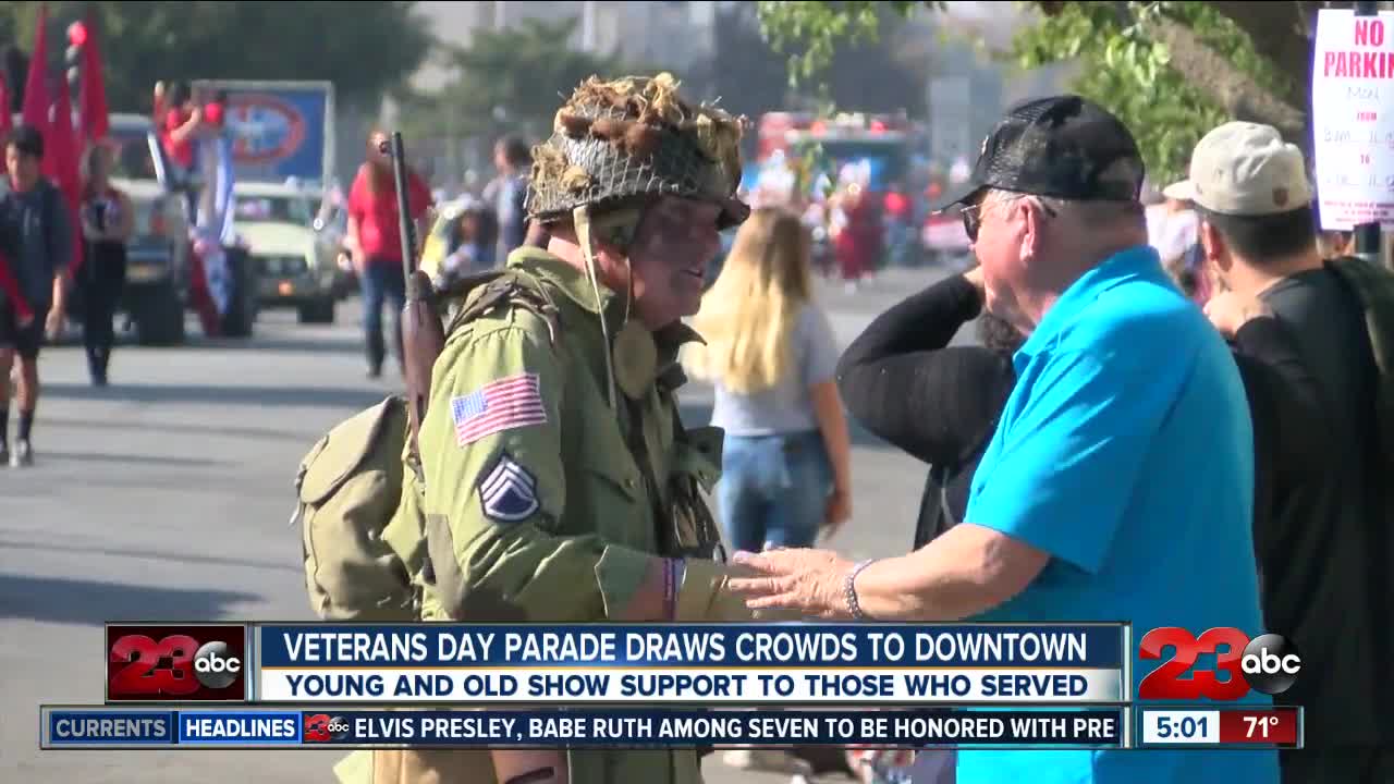 A look at the Veterans Day Parade