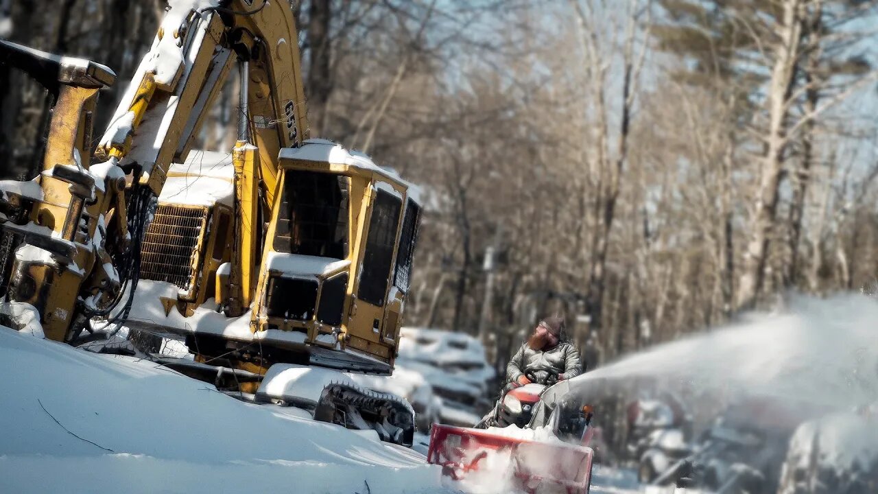A Tiny Kubota Among Giants - Winter Storm Kenan