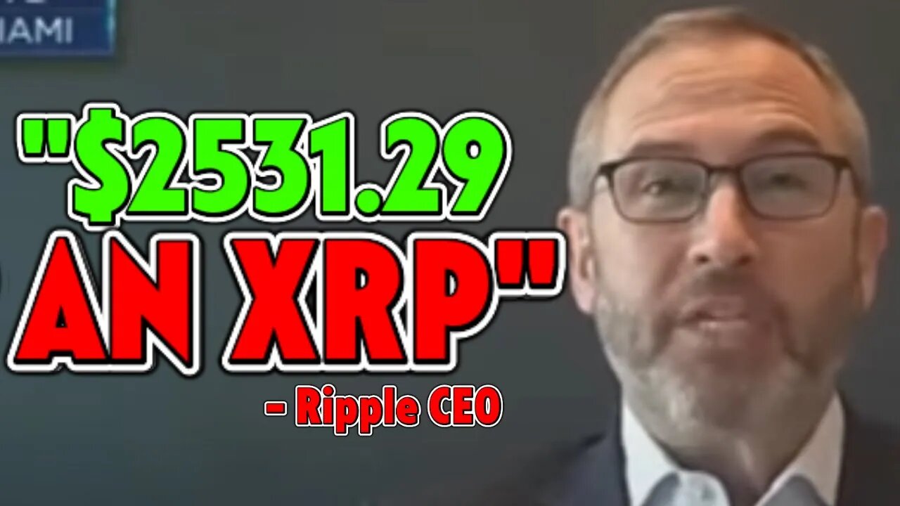 Ripple unveils CBDC platform will ONLY USE XRP!!