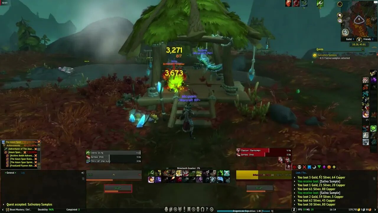 World of Warcraft Dragonflight Salivatory Samples