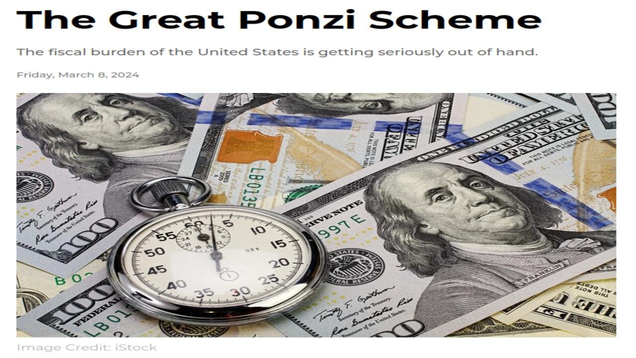 Is Social Security The "GREAT AMERICAN PONZI SCHEME"