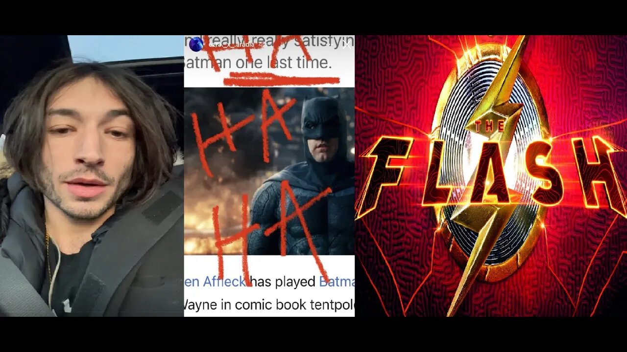 Ezra Miller the Klansmen Hunter MAKES Another Odd Post ft. Ben Affleck Batman IN The Flash Movie?