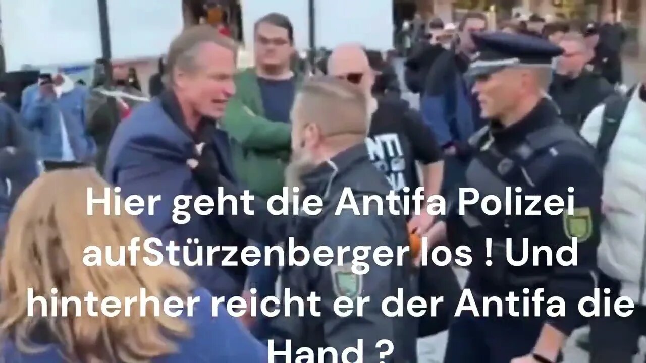 Korrupte Polizei in Leipzig Shake Hands mit der Antifa