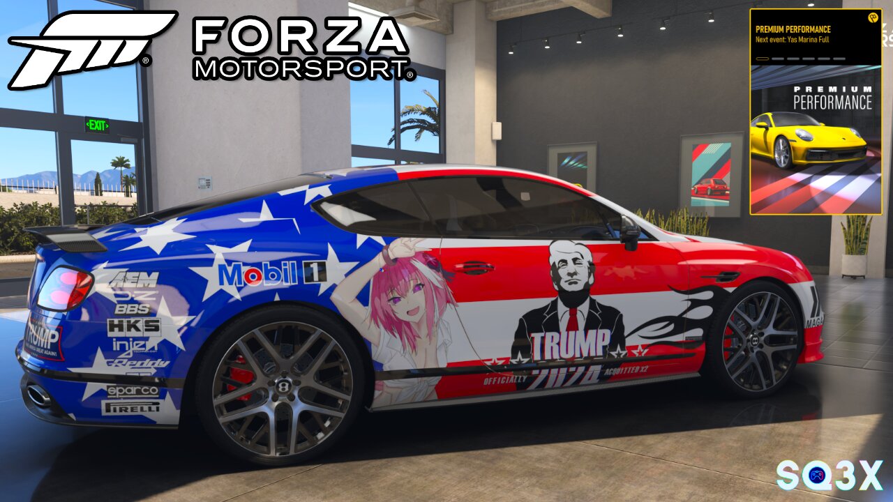 FORZA MOTORSPORT - Premium Performance Series 🔥 Using the TRUMP MAGA Car 🤣