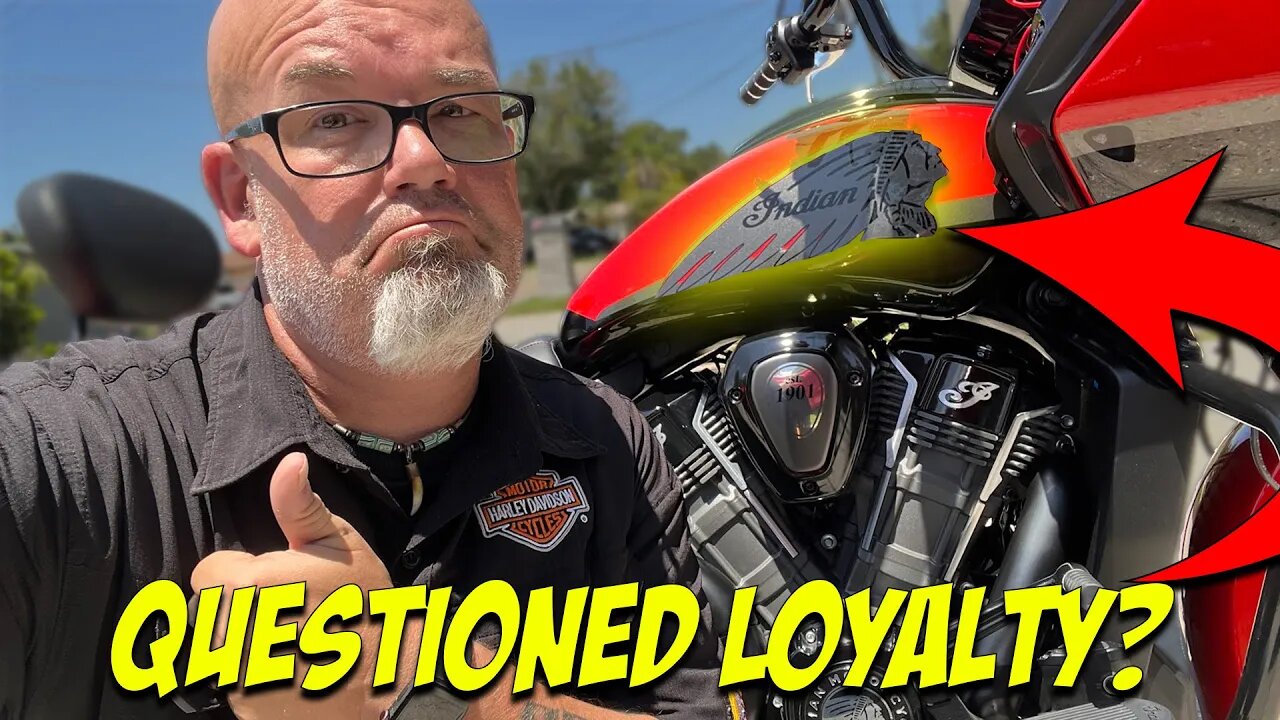 Treason on Two Wheels: Harley Davidson Employee Rides an Indian!