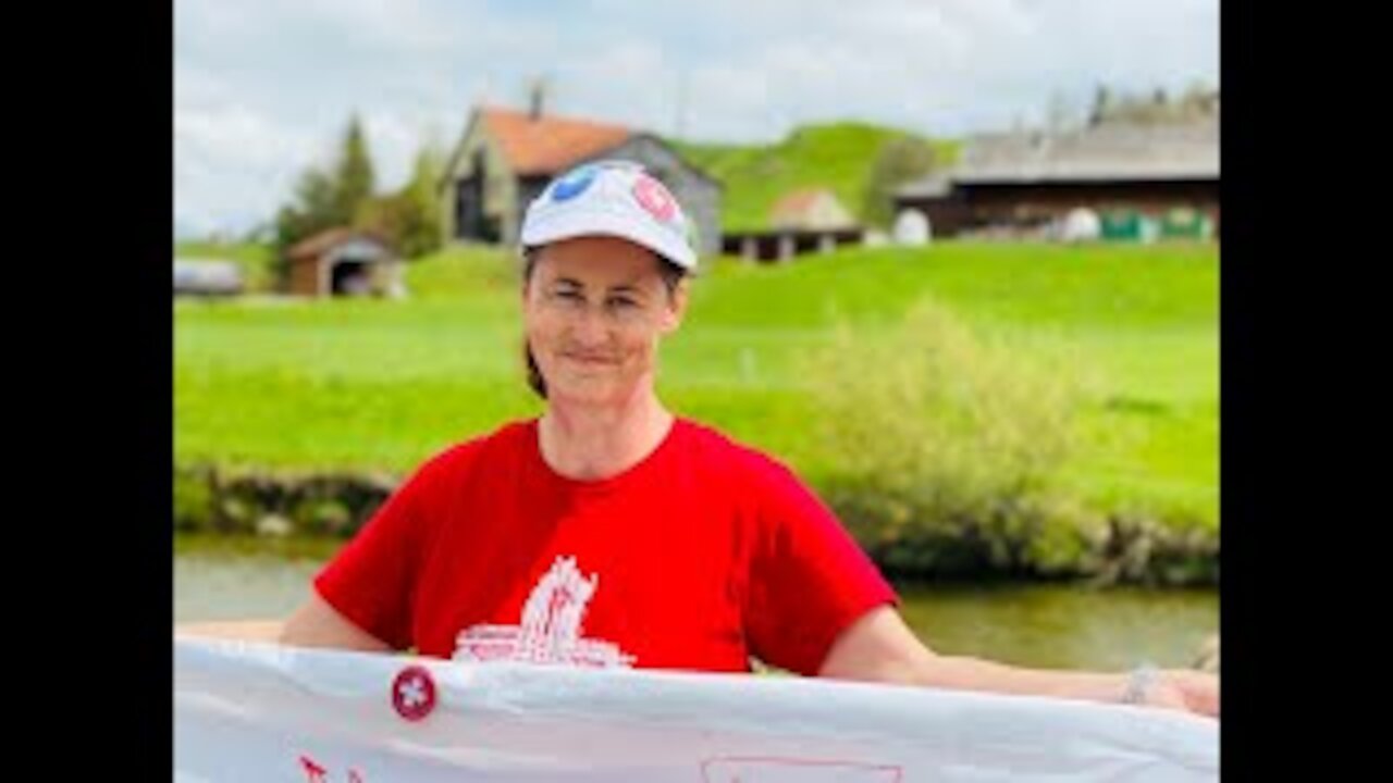 Es war einmal vor den Corona Massnahmen -Medizinerin demonstriert in Urnäsch am 15.5.21 im Appenzell