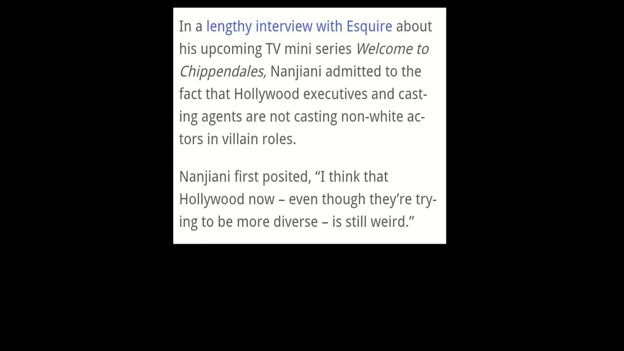 Hollywood won't cast POC as bad guys anymore