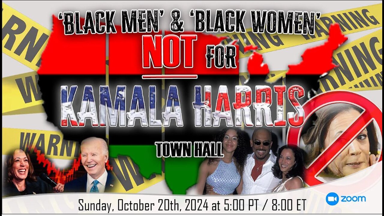 Kamala NOT LIKE US: Black Women and Black Men NOT for Harris Part II