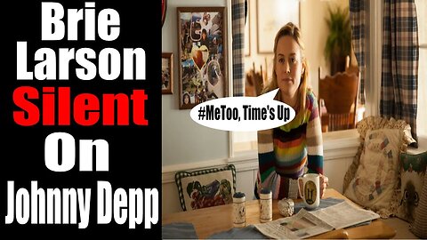 Brie Larson is SILENT on Johnny Depp Film Opening Cannes Film Festival!