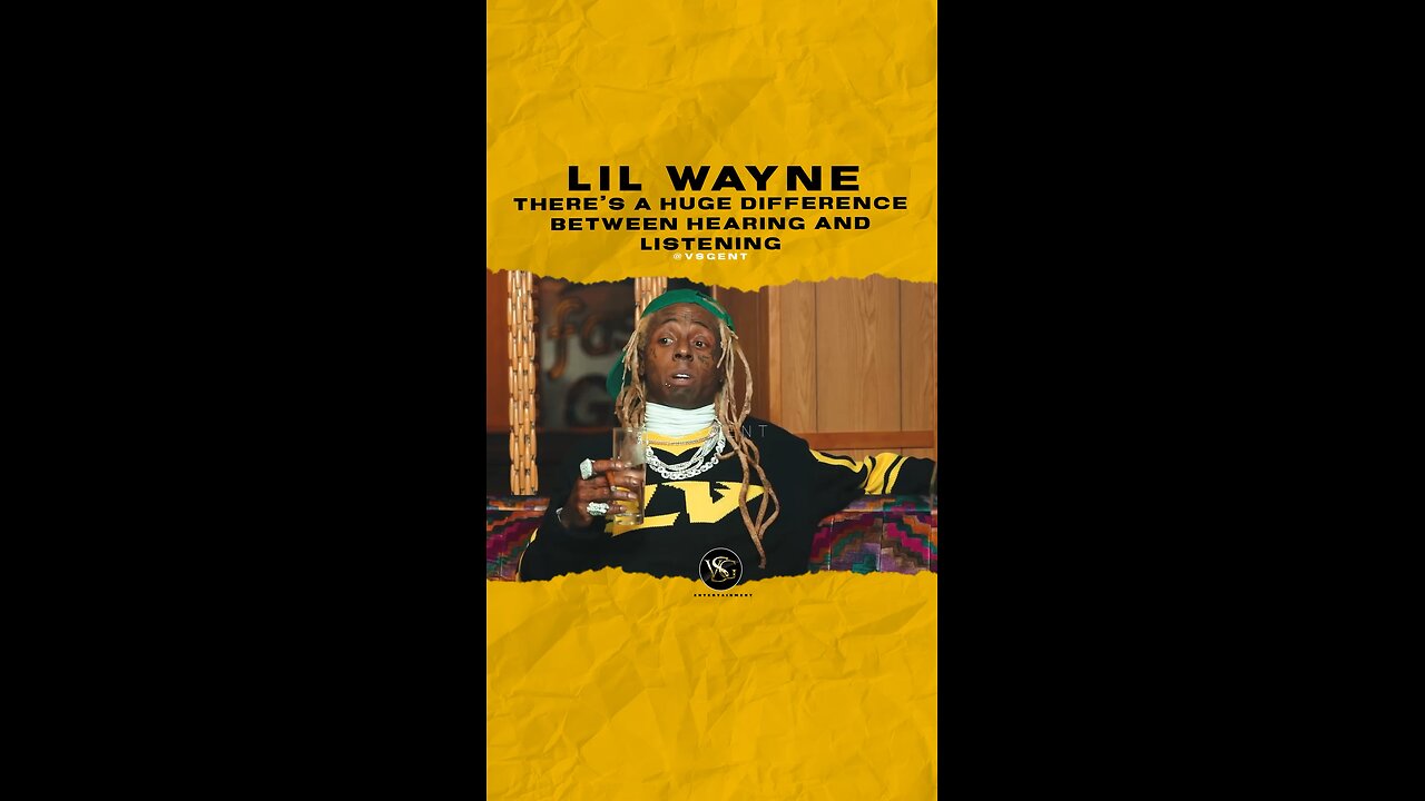@liltunechi There’s a huge difference between hearing and listening