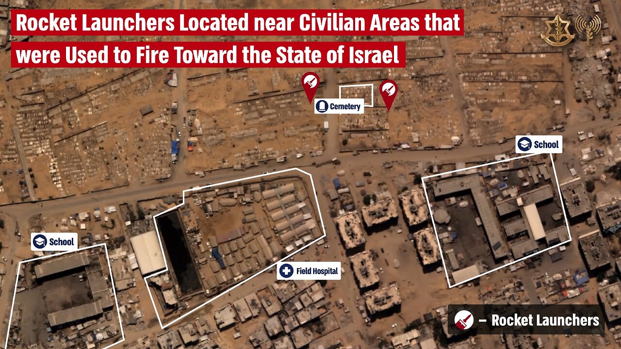 IDF: Hamas fired rockets from launchers embedded near two schools and a