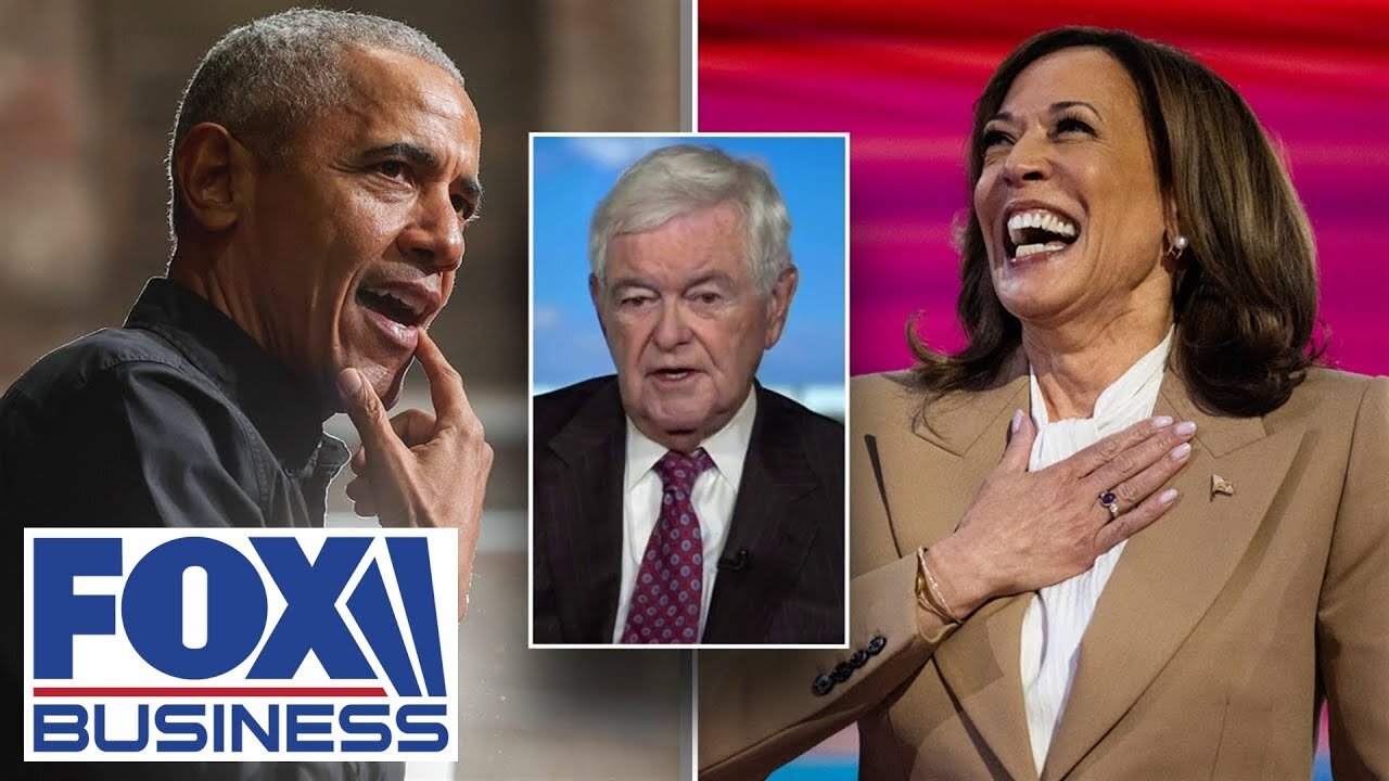 Gingrich: It’d be ‘pretty dumb’ for Kamala not to associate with Obama