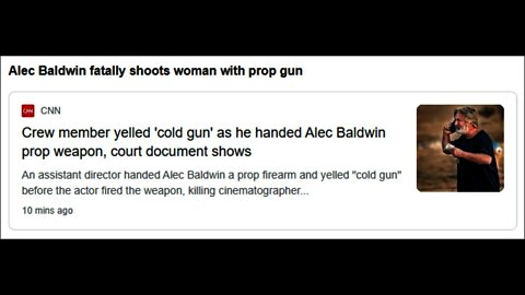 Alec Baldwin Kills Cinemaphotographer Halyna Hutchins - My Thoughts