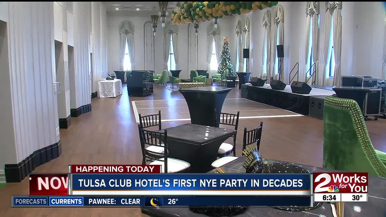 Tulsa Club Hotel's First NYE party in decades