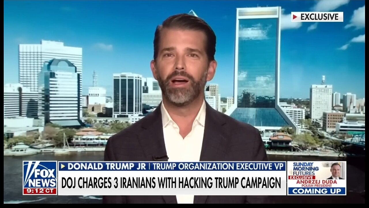 Donald Trump Jr: Iran Is Colluding With Biden Harris Admin