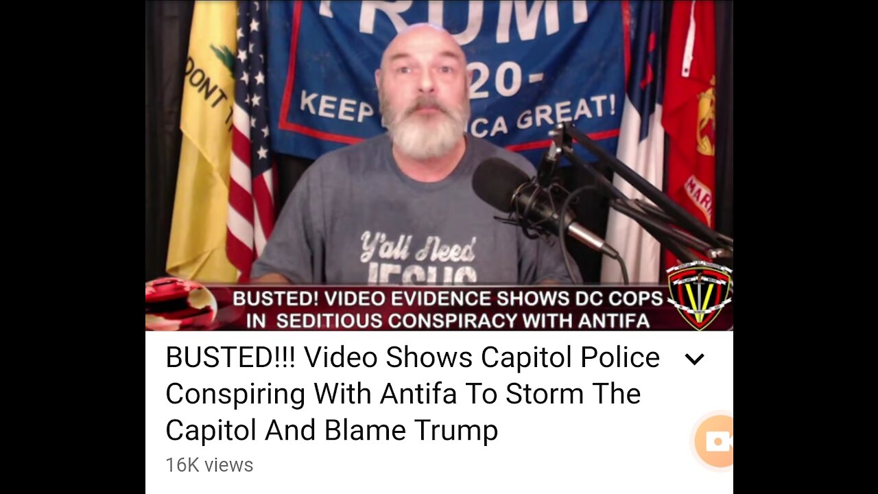 BUSTED!!! Video Shows Capitol Police Conspiring With Antifa To Storm The Capitol And Blame Trump