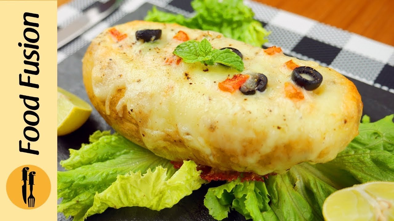 Stuffed Potato with Cheese| Food Fusion