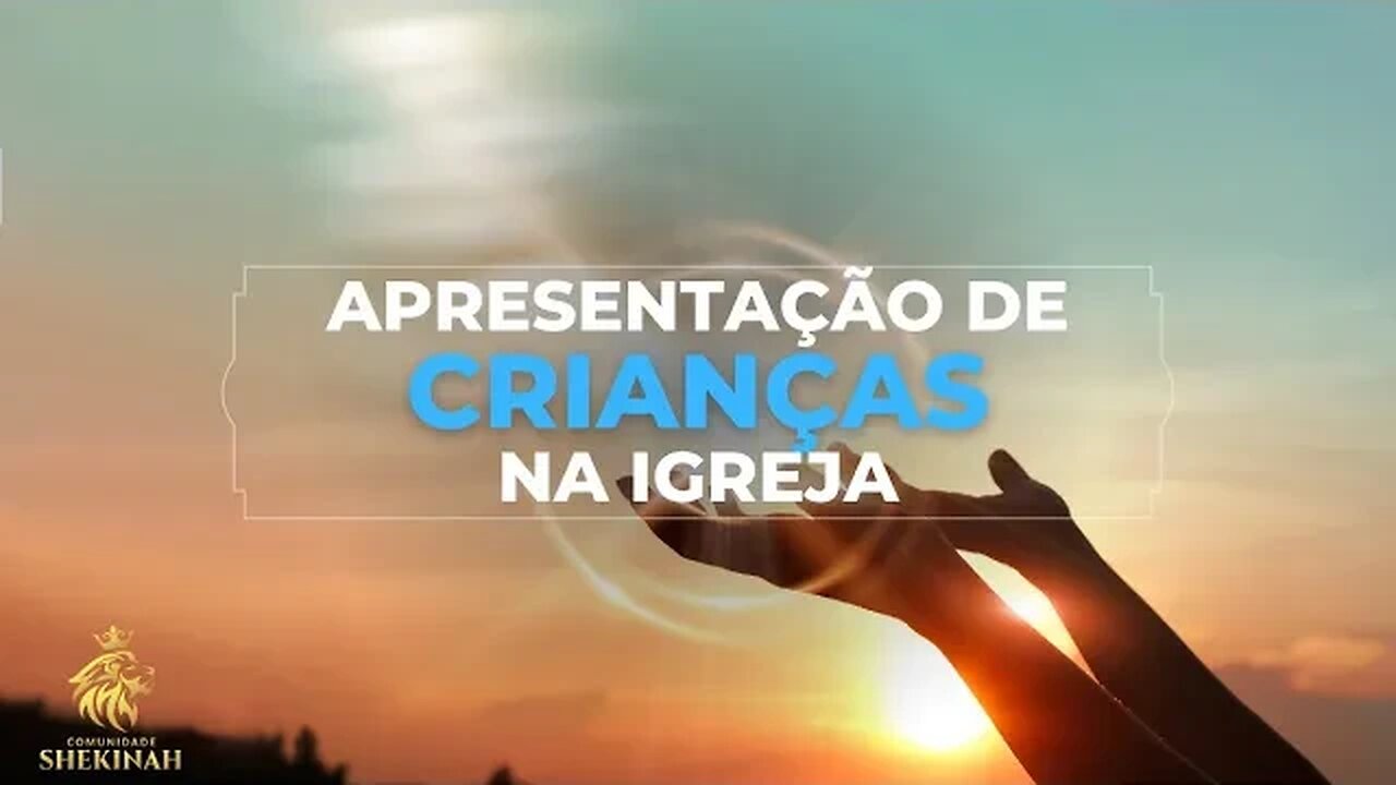 Apresentação de crianças na igreja