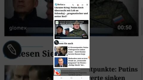 „Putins Koch“ lobt plötzlich Selenskyj德语