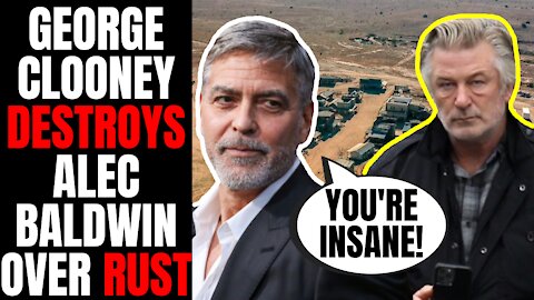 George Clooney SLAMS Alec Baldwin Over Rust | Says What Happened On Set Was INSANE!