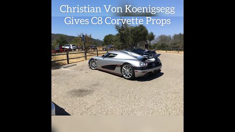 Christian Von Koenigsegg Gives C8 Corvette Props