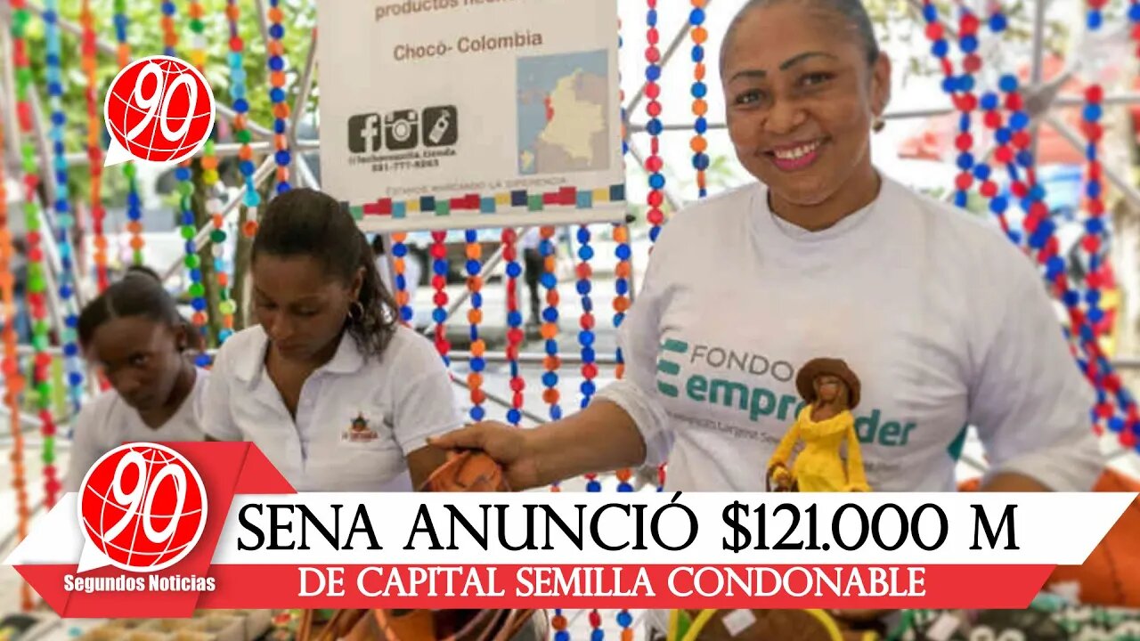 🎥SENA anunció $121.000 M. capital semilla condonables, para fomentar el emprendimiento en Colombia👇