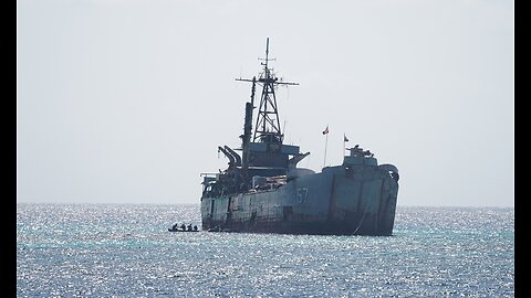 Philippine military vessel has seriously damaged the coral reef ecosystem