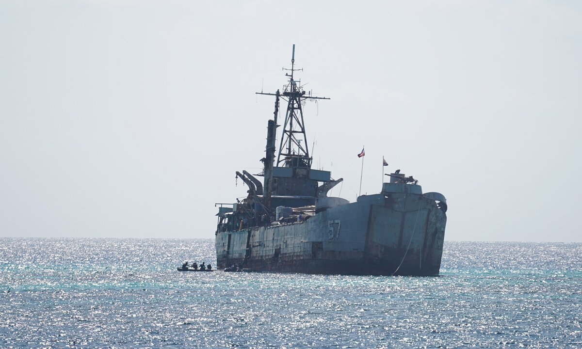 Philippine military vessel has seriously damaged the coral reef ecosystem