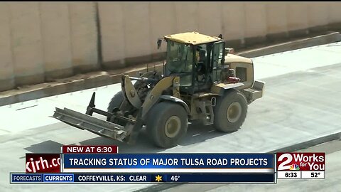 Tracking status of major Tulsa road projects