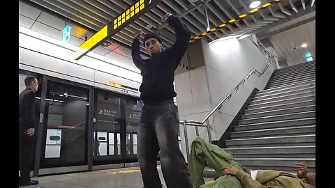 IP2 Stories - Johnny Somali & Jino Troll On The Korean Streets & On The Train