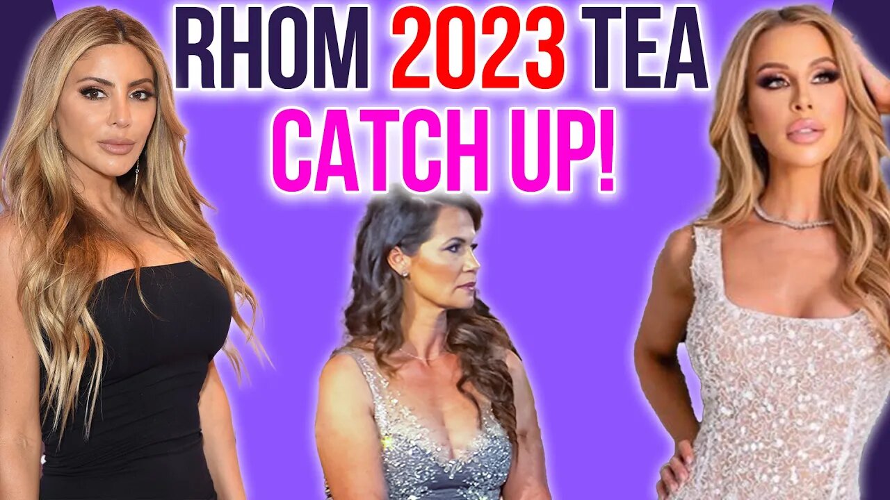 RHOM 2023 Tea Catch Up! #rhom #rhomiami #bravotv #peacocktv